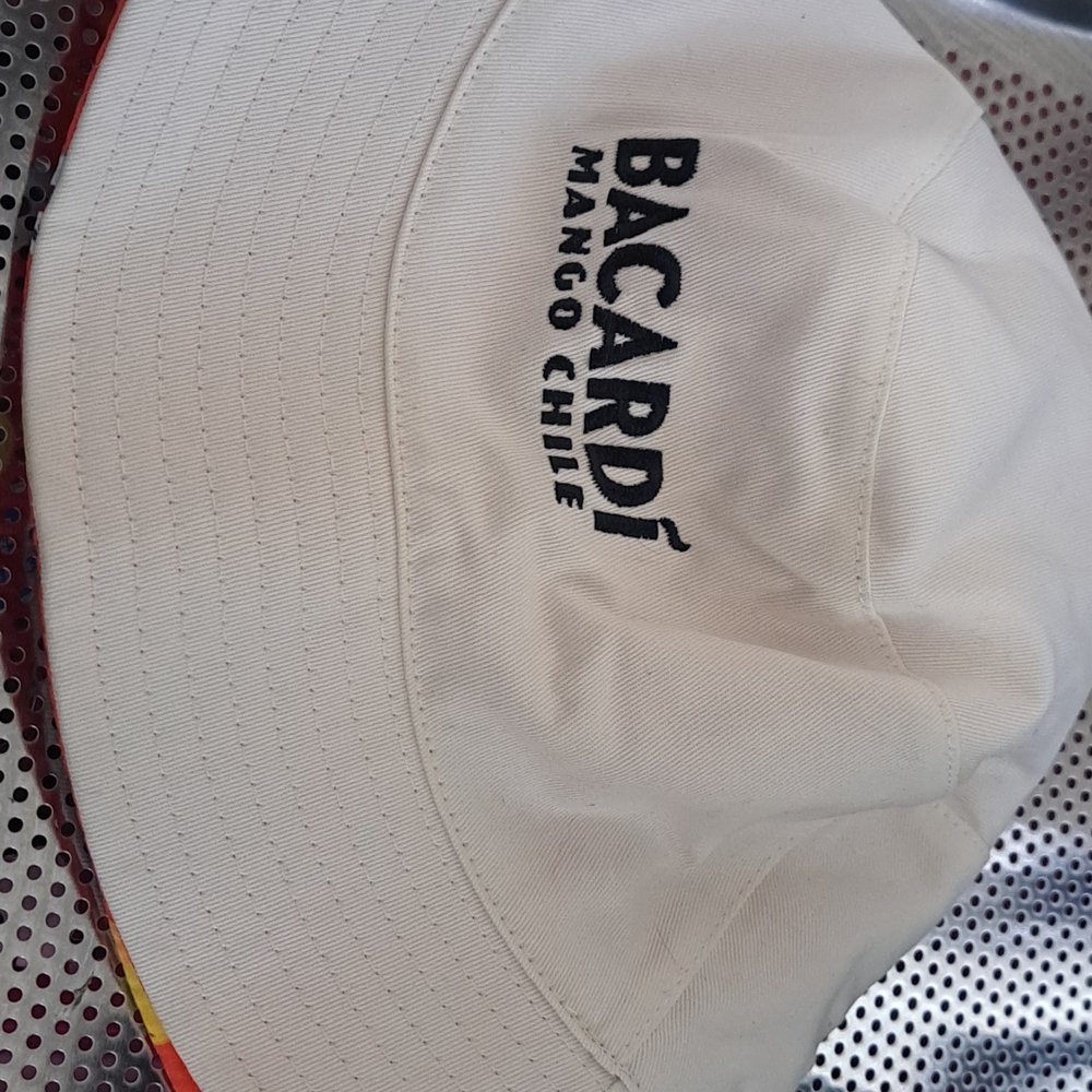 Bacardi Mango Chile Reversible Orange & White Bucket Hat with Chili Peppers - Picture 3 of 6